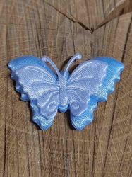 Aplikace motýl světle modrá bílá