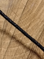 Kulatá pruženka Ø2 mm černá s leskem