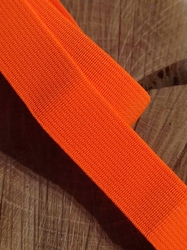 Pruženka hladká šíře 20 mm tkaná oranžová neon
