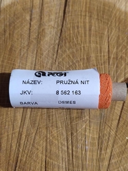 Pružná nit OPTEX 0,5mm návin 30m barva oranžová