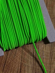 Klobouková guma 1,4 mm barva zelená neon