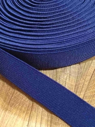 Pruženka hladká šíře 20 mm tkaná barva modrá tmavá