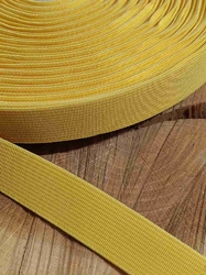 Pruženka hladká šíře 20 mm tkaná barva žlutá tmavá