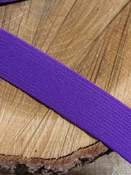 Pruženka hladká šíře 20 mm tkaná barva fialová