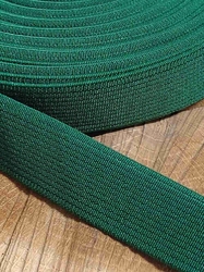 Pruženka hladká šíře 20 mm tkaná barva zelená