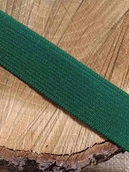 Pruženka hladká šíře 20 mm tkaná barva zelená