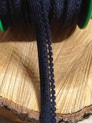 Pruženka prádlová 10,5 mm barva černá