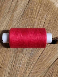 Polyesterové nitě návin 500 m Ribbon 14,8x2 barva červená