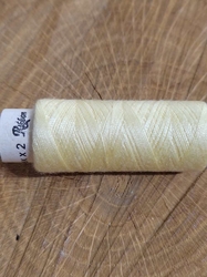 Polyesterové nitě Ribbon 100 m barva světle žlutá