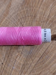 Polyesterové nitě Ribbon 100 m barva růžová tmavší