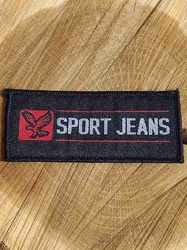 Nažehlovačka Sport jeans černá