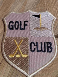 Nažehlovačka Golf club barva béžová