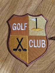Nažehlovačka Golf club barva hnědá