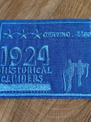 Nažehlovačka 1924 modrá světlá
