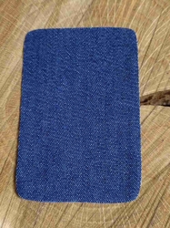 Nažehlovací záplaty riflové 5,3x7,9 cm modrá