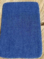 Nažehlovací záplaty riflové 5,3x7,9 cm modrá