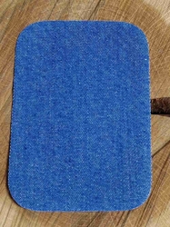 Nažehlovací záplaty riflové 7,5x10,5 cm 2 ks modrá