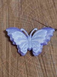 Aplikace motýl fialková bílá