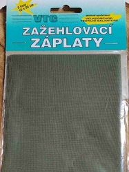 Nažehlovací záplaty 15x20 cm 3 kusy khaki