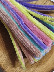 Chlupaté modelovací drátky Ø6 mm délka cca 30 cm mix jemný 100 ks