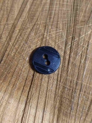 Knoflík košilový průměr 14 mm 10 ks barva černá