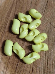 Knoflík designový barva žlutá
