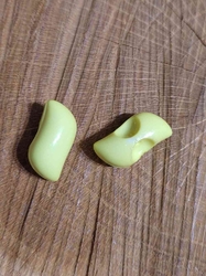 Knoflík designový barva žlutá