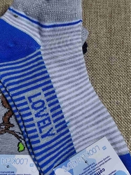 Chlapecké bavlněné ponožky kotníkové 3 ks