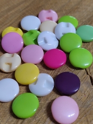 Knoflík dětský barevný 10 ks mix barev
