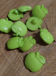Knoflík dětský zelené jablko