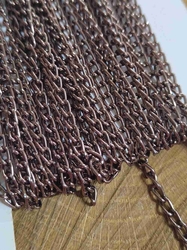 Řetízek v metráži šíře 3 mm barva staromosaz