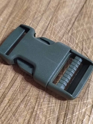 Spona trojzubec šíře 20 mm barva khaki