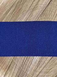 Pruženka hladká šíře 50 mm tkaná barva modrá tmavá 2,9 m