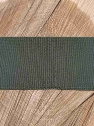 Pruženka hladká šíře 50 mm tkaná 0,8 m barva khaki