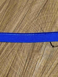 Lemovací pruženka / ramínková šíře 11 mm s výpustkem barva modrá