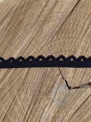 Ozdobná pruženka šíře 10 mm barva černá
