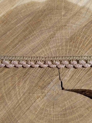 Prýmek šíře 11 mm barva hnědá světlá