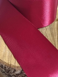 Atlasová stuha šíře 50 mm barva bordo