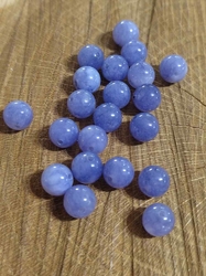 Minerální korálky Křemen se Sodalitem Ø8 mm