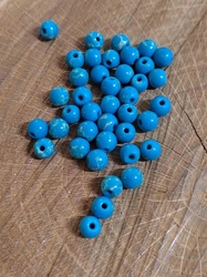 Modrý oceánový jaspis syntetický minerál Ø6 mm