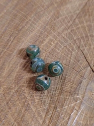 Minerální korálky Tibetský achát Dzi Ø8 mm