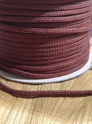 Oděvní šňůra PES Ø4 mm barva hnědá