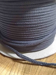 Oděvní šňůra PES Ø4 mm barva šedá 