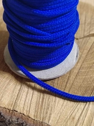 Oděvní šňůra PES Ø4 mm barva modrá