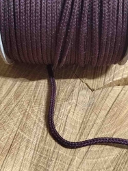 Oděvní šňůra PES Ø2 mm barva hnědá