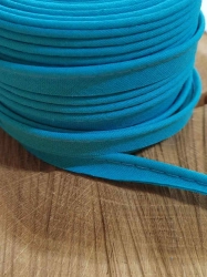 Bavlněná paspulka barva modrá tyrkys