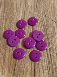 Knoflík košilový barva fialová 10 ks