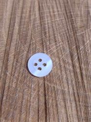Košilový knoflík 10 ks barva bílá