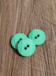 Knoflík dvoudírkový barva zelená