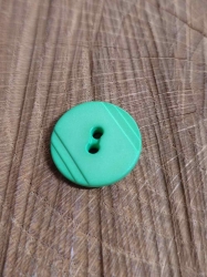 Knoflík dvoudírkový barva zelená